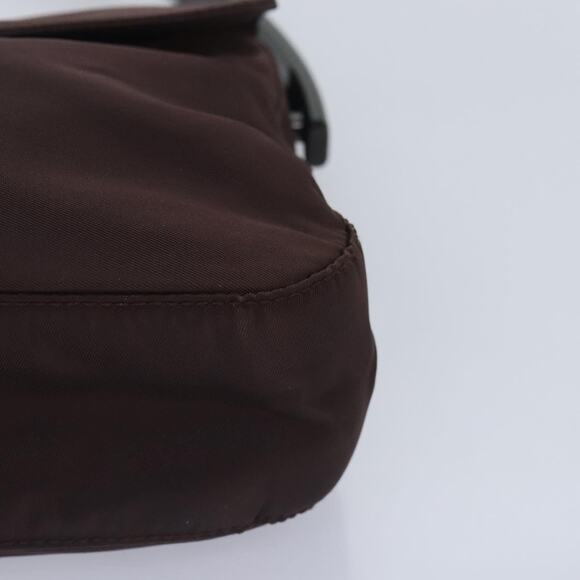 PRADA Hand Bag Nylon Brown - Picture 15 of 16